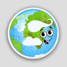 Load image into Gallery viewer, Planet Earth Pin-Back Button