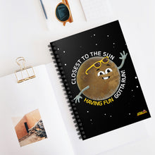 Load image into Gallery viewer, Mercury Having Fun Spiral Notebook - Ruled Line