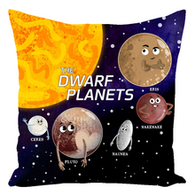 Load image into Gallery viewer, The Dwarf Planets Throw Pillow