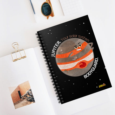 Jupiter the Bodyguard Spiral Notebook - Ruled Line