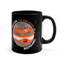 Load image into Gallery viewer, Jupiter the Bodyguard Black Mug