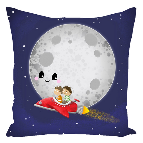 Hello Luna! Throw Pillow