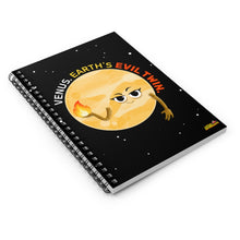 Load image into Gallery viewer, Venus the Evil Twin Spiral Notebook - Ruled Line