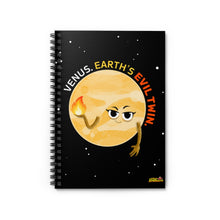 Load image into Gallery viewer, Venus the Evil Twin Spiral Notebook - Ruled Line