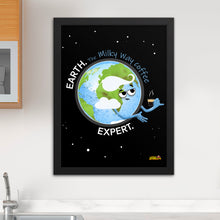 Load image into Gallery viewer, Earth Coffee Expert Framed poster