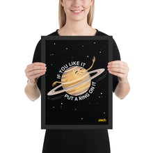 Load image into Gallery viewer, Saturn's Ring Framed Poster