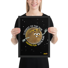 Load image into Gallery viewer, Mercury Having  Fun Framed Poster