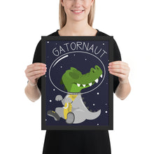 Load image into Gallery viewer, Gatornaut Framed poster