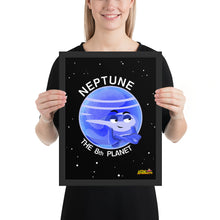 Load image into Gallery viewer, Planet Neptune Framed Poster