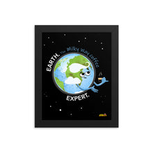 Load image into Gallery viewer, Earth Coffee Expert Framed poster