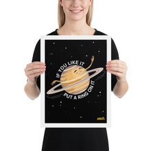 Load image into Gallery viewer, Saturn's Ring Framed Poster