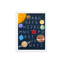 Load image into Gallery viewer, Solar System ABC Framed Poster