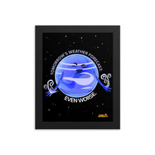 Load image into Gallery viewer, Neptune's Bad Weather Framed poster