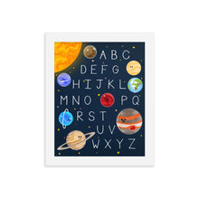 Load image into Gallery viewer, Solar System ABC Framed Poster