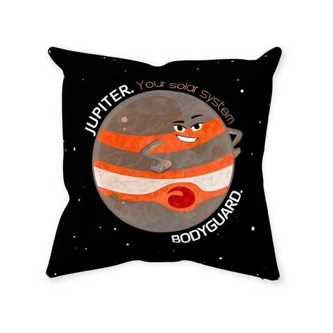 Jupiter the Bodyguard Throw Pillow