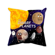Load image into Gallery viewer, The Dwarf Planets Throw Pillow