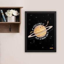 Load image into Gallery viewer, Saturn's Ring Framed Poster
